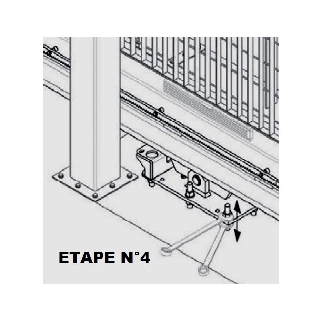 Rail De Portail Autoportant Acier Brut Metres Esse Fr