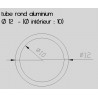 BARRE TUBE ROND ALU BRUT FIN DE SÉRIE TYPE 6060 NF EN 57 - www.esse.fr