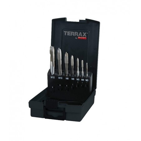 COFFRET TARAUD MACHINE DIN 371 FILETAGE M3 à M12 RUKO - www.esse.fr