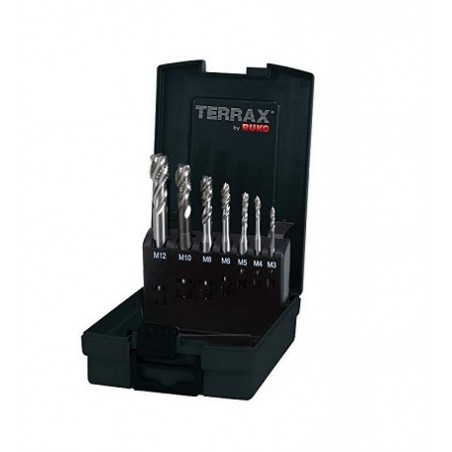 COFFRET TARAUD MACHINE TROUS BORGNES TERRAX DIN 376 - www.esse.fr