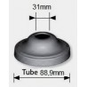 COUVRE POTEAU ROND TUBE DIAMÈTRE 20 A 35 TÔLE ACIER - www.esse.fr