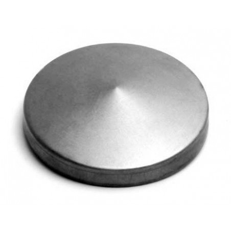 CHAPEAU COUVRE ACIER POTEAU TUBE ROND POINTE DIAMANT M0270