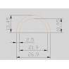 1/2 BOULE TÔLE FER DEMI SPHÈRE ACIER SOUDABLE - www.esse.fr