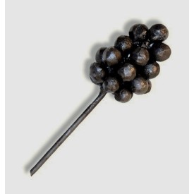 GRAPPE DE RAISIN FER FORGÉ AVEC TIGE 24 OU 30 GRAINS M0325