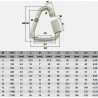 MAILLON RAPIDE DELTA ACIER ZINGUÉ TIGE ET ÉCROU Ø4 À Ø16