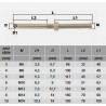 EMBOUT ÉCONOMIQUE INOX 316 A SERTIR DROIT Ø3 À Ø10 - www.esse.fr