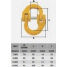 MAILLE DE JONCTION  Ø7/Ø16 - HTE RESISTANCE 2/8,2 T - www.esse.fr