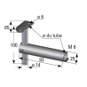 SUPPORT DEPORTE MAIN COURANTE INOX 304 TUBE Ø 42.4 - www.esse.fr