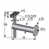 SUPPORT INOX DEPORTE MAIN COURANTE REGLABLE Ø 42.4 - www.esse.fr