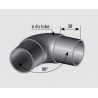 COUDE 90° ARRONDI ANGLE MAIN COURANTE INOX TUBE  - www.esse.fr