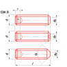 VIS STHC 45H BRUT PAS FIN BT PLAT DIN 913 ISO 4026 - www.esse.fr