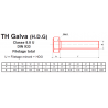 VIS METAUX TÊTE H 8.8 GALVANISÉ DIN 933 FILET TOTAL - www.esse.fr