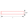 BARRE ACIER RECTIFIE GENRE STUB 100C6 Ø1 À Ø50 1 MÈTRE - www.esse.fr