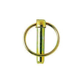 GOUPILLE CLIPS ORDINAIRE FIXATION TUBE ACIER ZINGUÉ JAUNE