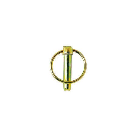 GOUPILLE CLIPS ORDINAIRE FIXATION TUBE ACIER ZINGUÉ JAUNE