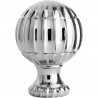 BOULE SPHÉRIQUE CANNELÉE CHROME NICKEL ACIER INOX - www.esse.fr