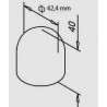 EMBOUT BOMBÉ FINITION RONDE INOX MAIN COURANTE BOIS - www.esse.fr