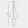 FER DE LANCE ACIER FORGÉ LOSANGE BARREAU CARRÉ 14x14 - www.esse.fr