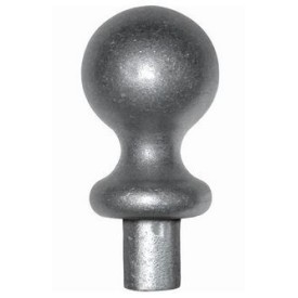 POINTE FER DE LANCE ALU BOULE RONDE Ø30 ALUMINIUM U0185