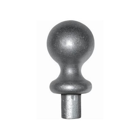 POINTE FER DE LANCE ALU BOULE RONDE Ø30 ALUMINIUM U0185