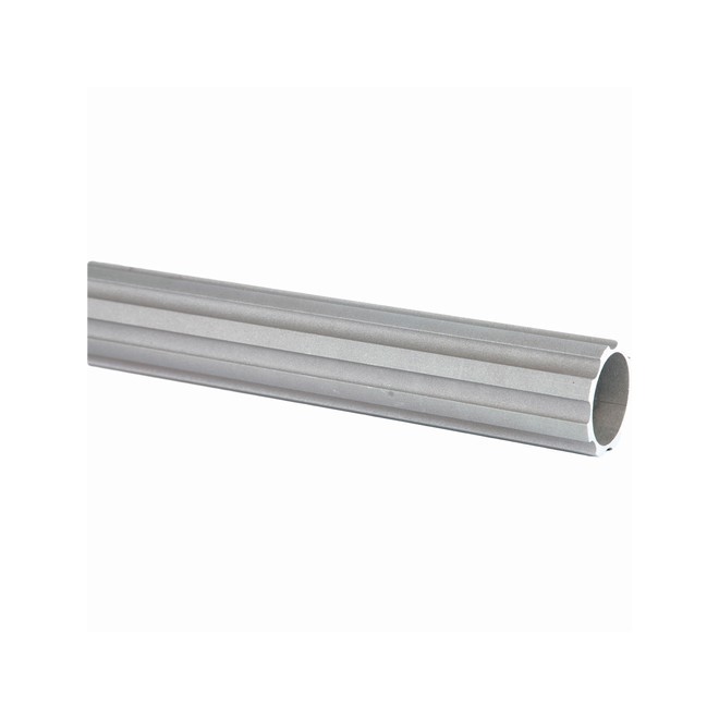 COLONNE ALUMINIUM TUBE CANNELÉ Ø80 HAUTEUR 1,25 MÈTRES W0085