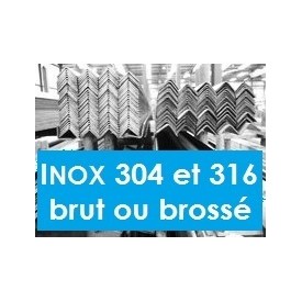 CORNIÈRE ÉGALE ACIER INOX 304L PROFIL À FROID BARRE - www.esse.fr