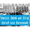 CORNIÈRE ÉGALE ACIER INOX 304L PROFIL À FROID BARRE - www.esse.fr