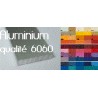 BARRE PLAT ALUMINIUM LAQUÉ COULEUR RAL ÉPOXY FOUR BQC