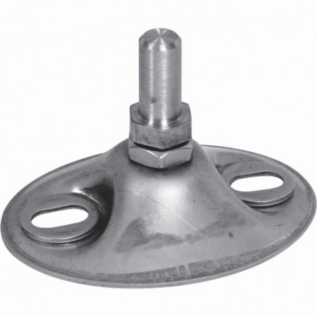 CRAPAUDINE PIVOT INOX 304 REGLABLE AXE 12MM PORTAIL