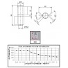 CHARNIÈRE LOURDE ACIER À SOUDER AVEC AILES DOUBLES - www.esse.fr