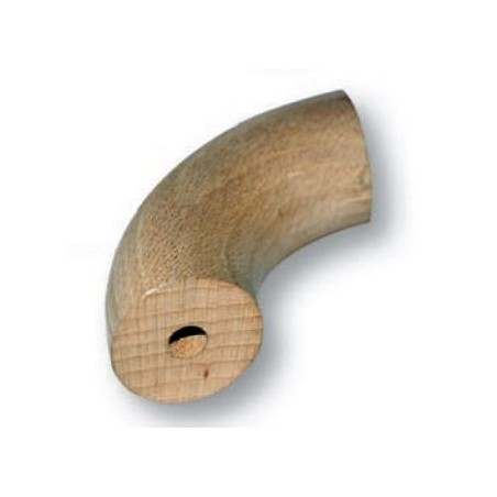 ANGLE COUDE 90° BARRE RONDE BOIS SAPELLI OU HÊTRE - www.esse.fr