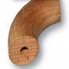 ANGLE COUDE 90° BARRE RONDE BOIS SAPELLI OU HÊTRE - www.esse.fr