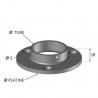 SUPPORT PLATINE INOX 316 A4 OU 304 TUBE ROND MAIN COURANTE