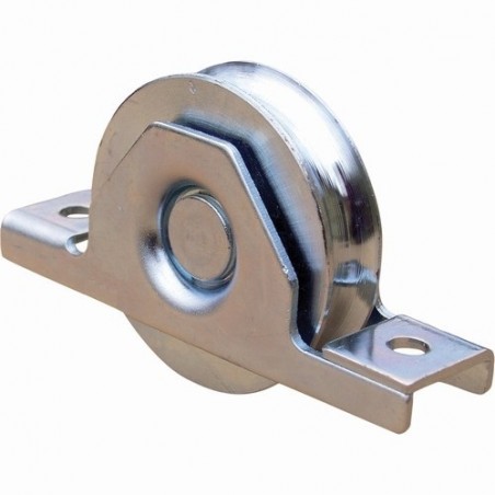 ROUE U SUPPORT ZINGUÉ OU INOX PORTAIL COULISSANT M0443