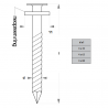 POINTES INOX ENFAITEAU AU KILO ø4 SAC DE 10 UNITES- www.esse.fr