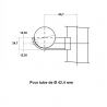 SUPPORT INOX MAIN COURANTE Ø42.4