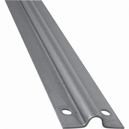 RAIL PORTAIL COULISSANT GORGE RONDE ACIER OU INOX U L0418