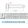 VIS TÊTE HEXAGONALE 10.9 ZINGUÉ DIN 933 FILETAGE TOTAL - www.esse.fr