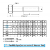 VIS TÊTE H DIN 931 CLASSE 12.9 BRUT FILETAGE PARTIEL - www.esse.fr