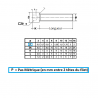 VIS CHC DIN912 ISO 4762 ACIER ZINGUÉ 8.8 FILETAGE TOTAL - www.esse.fr