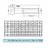 VIS CHC TÊTE BASSE DIN 7984 BRUT 8.8 M3 À M16 PARTIEL - www.esse.fr