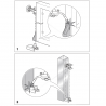 PIVOT SPHÉRIQUE RÉGLABLE SUR PLATINE RÉGLABLE   - www.esse.fr