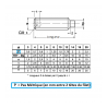 VIS STHC INOX A2 PLAT CUVETTE TÉTON POINTEAU DIN 913 916 - www.esse.fr