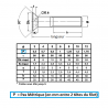 VIS FHC 10.9 ZINGUÉ DIN7991 DIN 7991 FILETAGE PARTIEL  - www.esse.fr