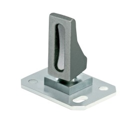 PIVOT SPHÉRIQUE TÉTON PLATINE À VISSER ACIER ZINGUÉ M9011