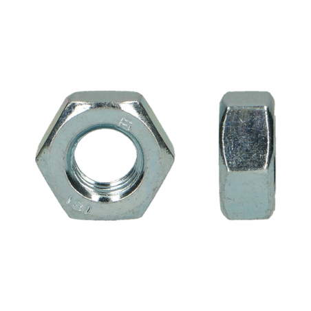 ÉCROU HEXAGONAL DIN 934 ACIER ZINGUÉ CLASSE 8 M2 À M52 M7046