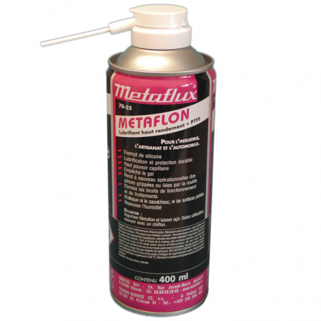 AÉROSOL METAFLON LUBRIFIANT PTFE HAUT RENDEMENT 400 ML - www.esse.fr