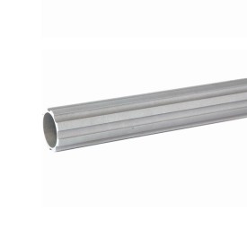 COLONNE ALUMINIUM TUBE CANNELÉ Ø80 HAUTEUR 1,25 MÈTRES W0085