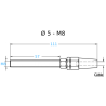 FIXATION TENDEUR CÂBLE Ø3 À Ø12 M5 À M20 INOX 316