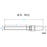 FIXATION TENDEUR CÂBLE Ø3 À Ø12 M5 À M20 INOX 316